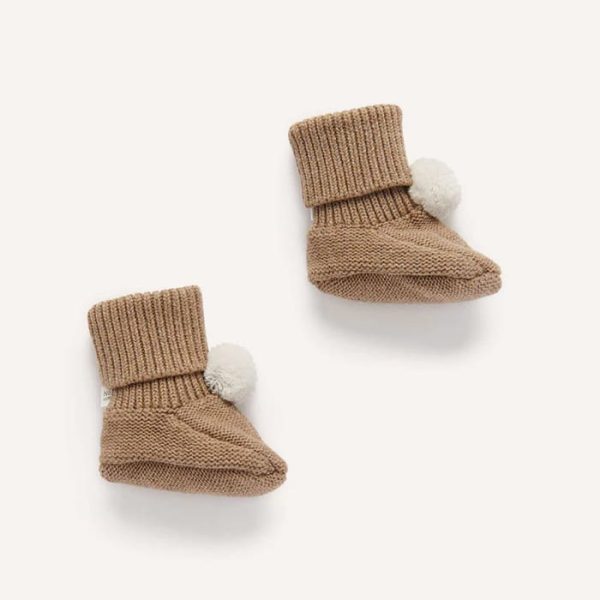Bottines à pompons