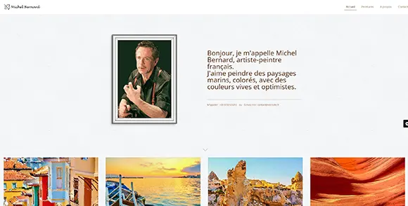Image du site pour les artistes peintres